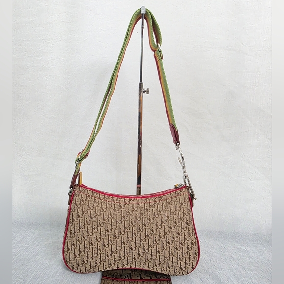 Auth Dior Rasta Trotter Saddle Bag - Picture 5 of 12